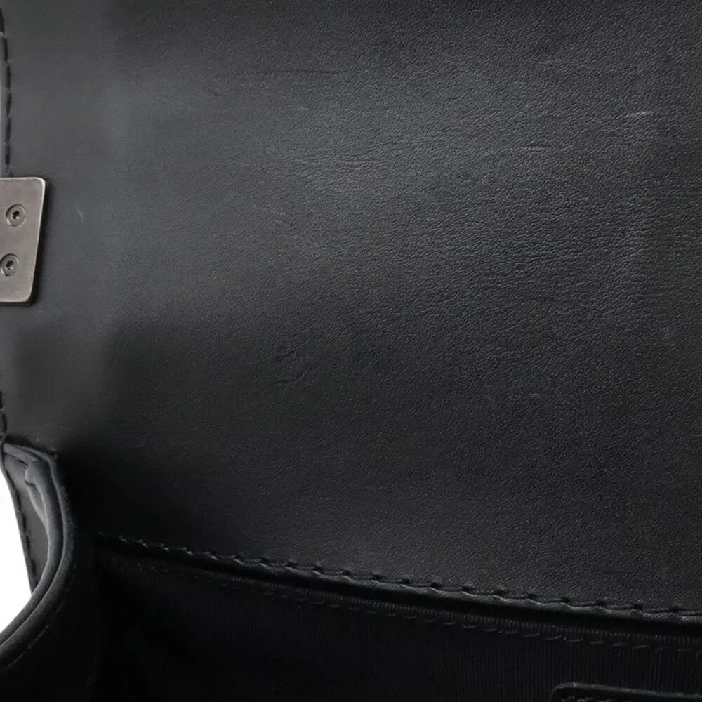Chanel Boy Wild Stitch Shoulder Bag Black